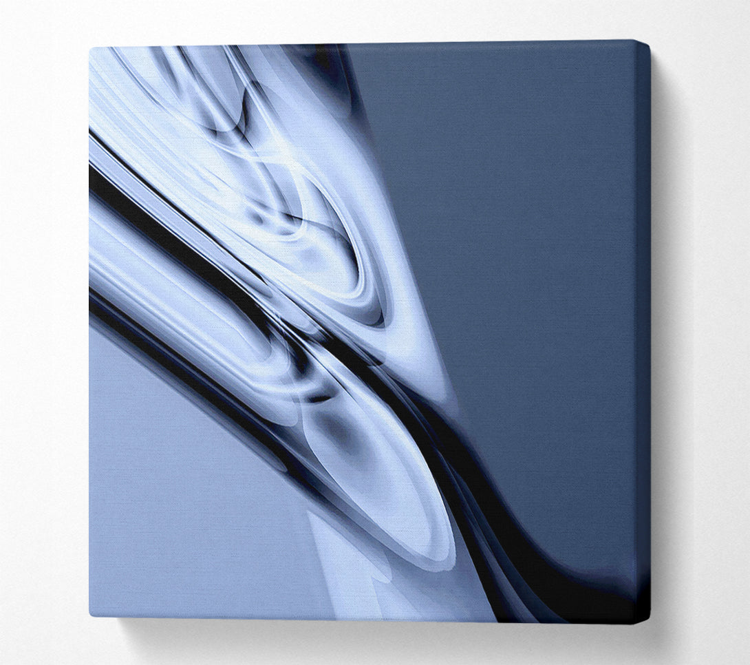  A Canvas Print of Grey Silk Canvas Print