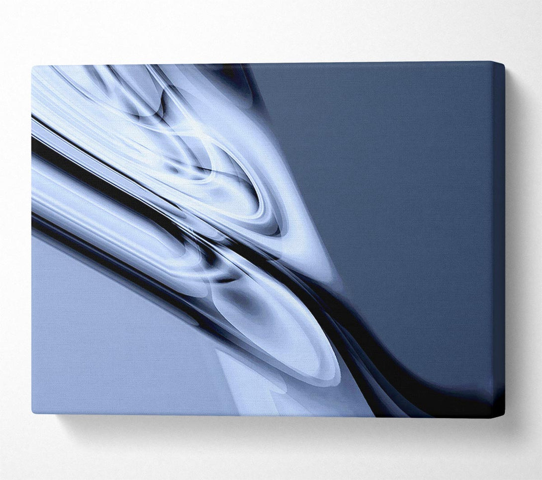  A Canvas Print of Grey Silk Canvas Print