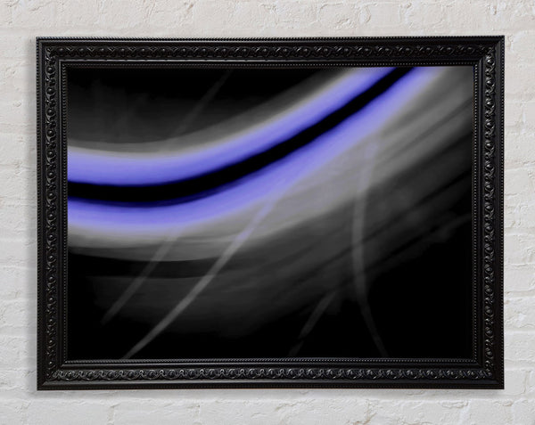 Grey Time Travel Framed Print