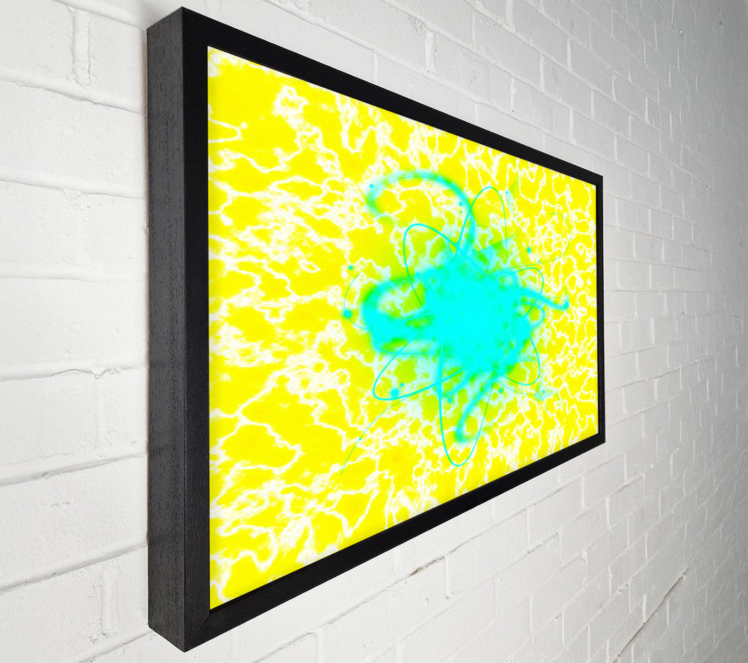  A Canvas Print of Heart Of The Matter Blue Canvas Art