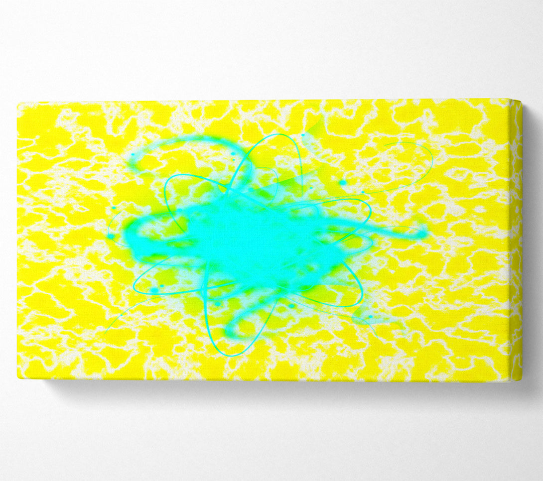  A Canvas Print of Heart Of The Matter Blue Canvas Art