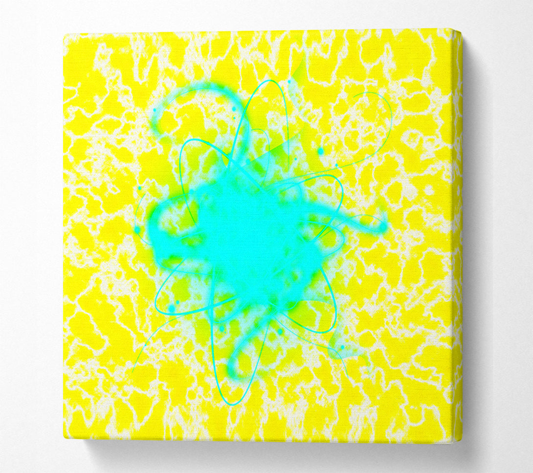  A Canvas Print of Heart Of The Matter Blue Canvas Art