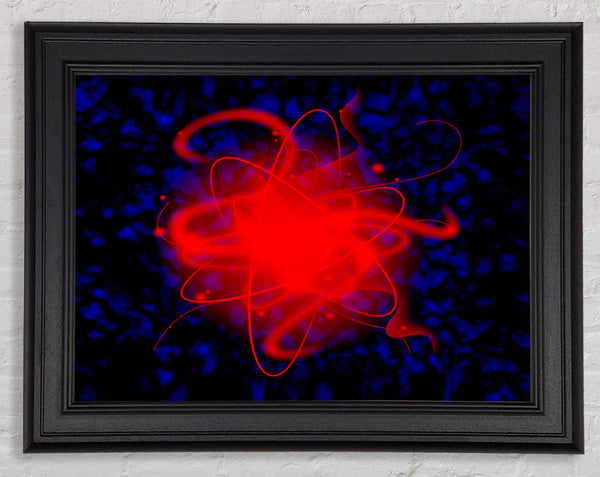 Heart Of The Matter Red Framed Print