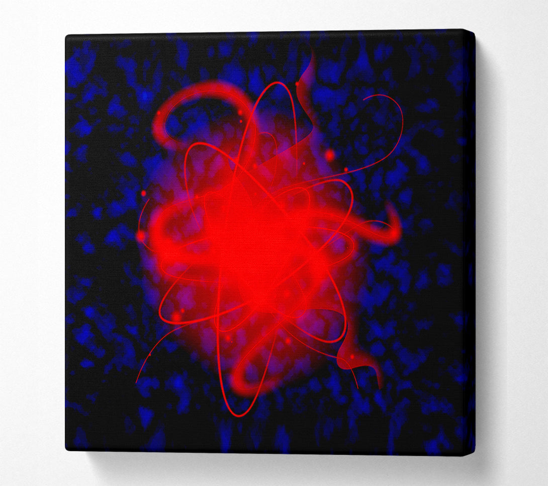  A Canvas Print of Heart Of The Matter Red Canvas Wall Art