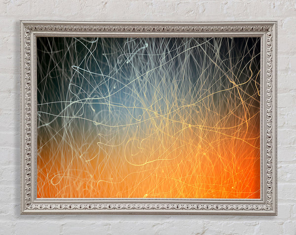 Heat Framed Print