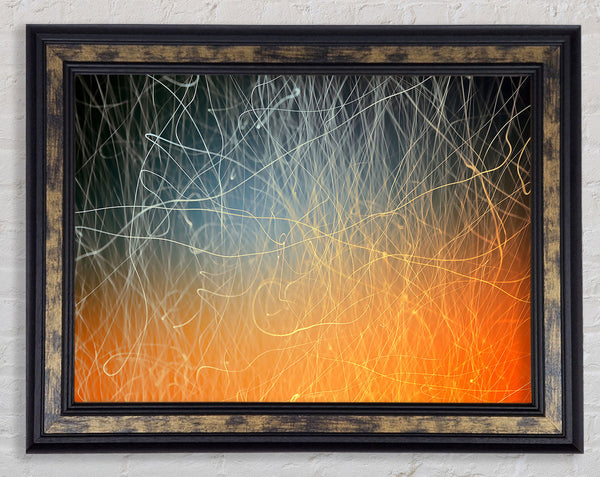 Heat Framed Print