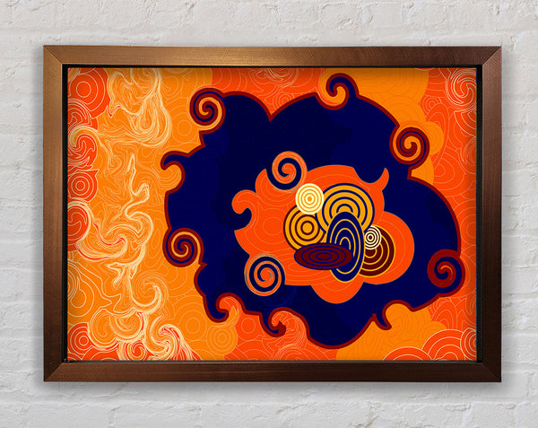 Hindu Ocean Framed Print