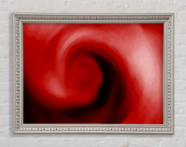 Hurricane Red Framed Print