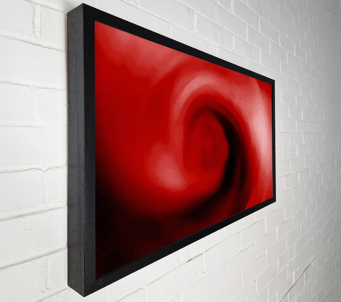  A Canvas Print of Hurricane Red Canvas Wall Art