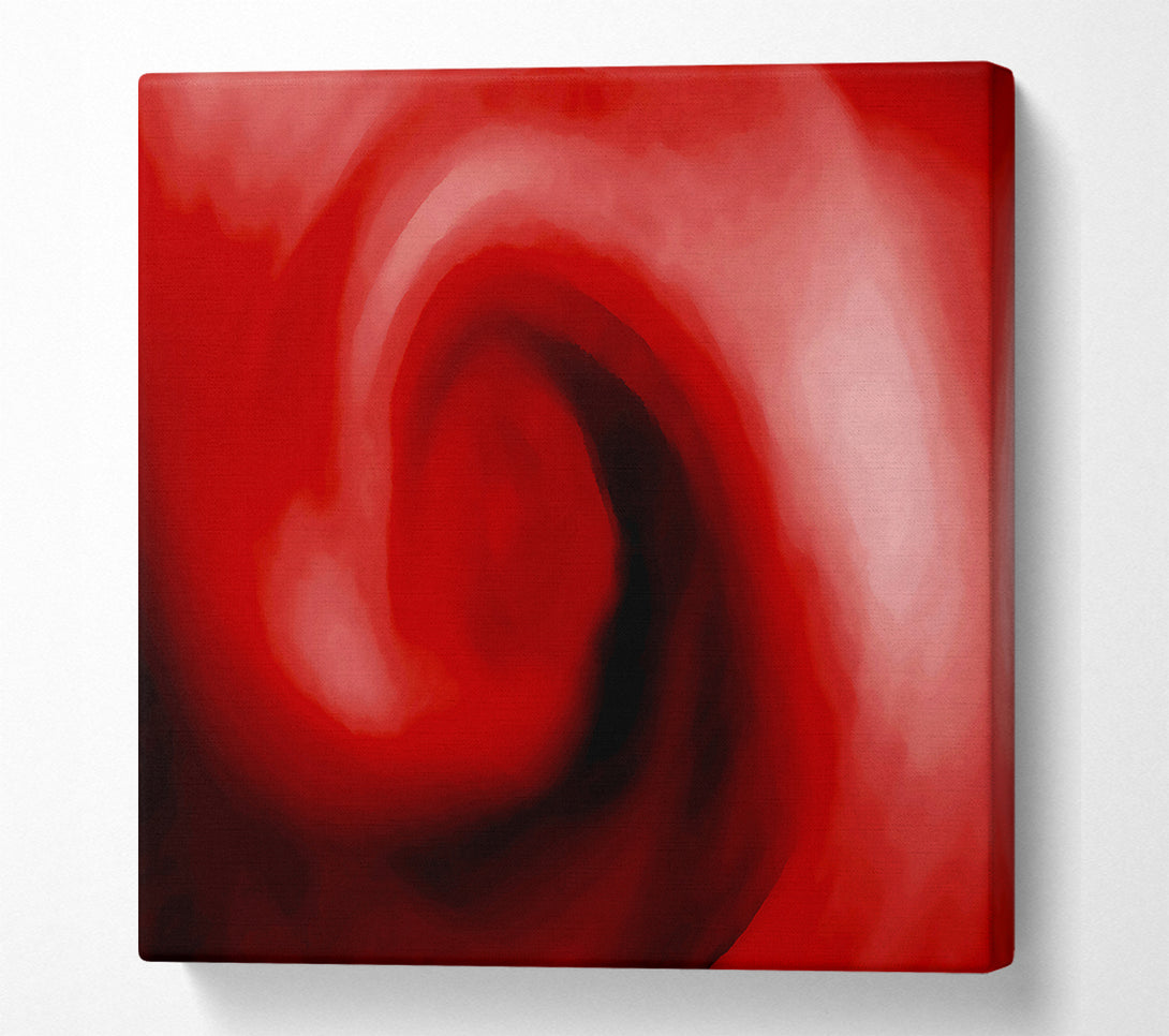  A Canvas Print of Hurricane Red Canvas Wall Art