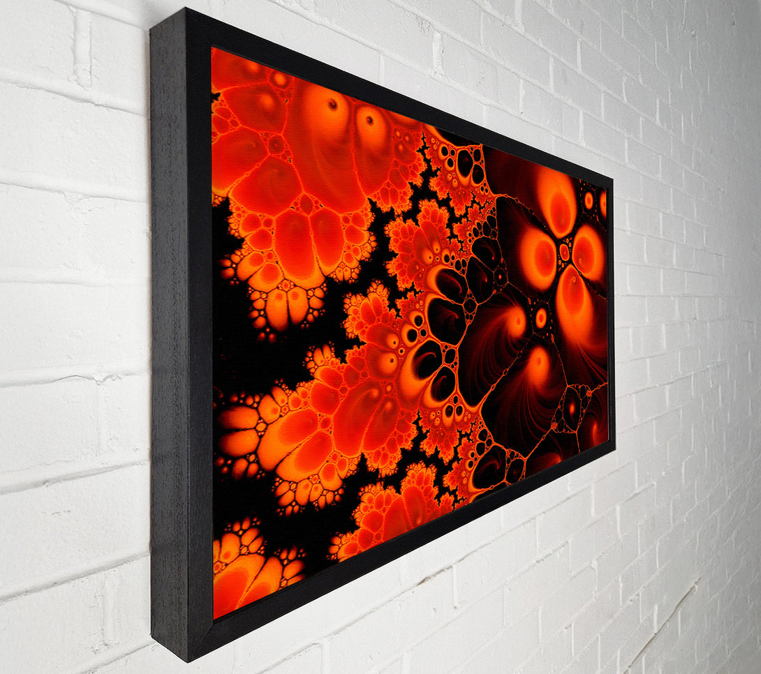  A Canvas Print of Hydrolysis Dream Red Orange Canvas Print