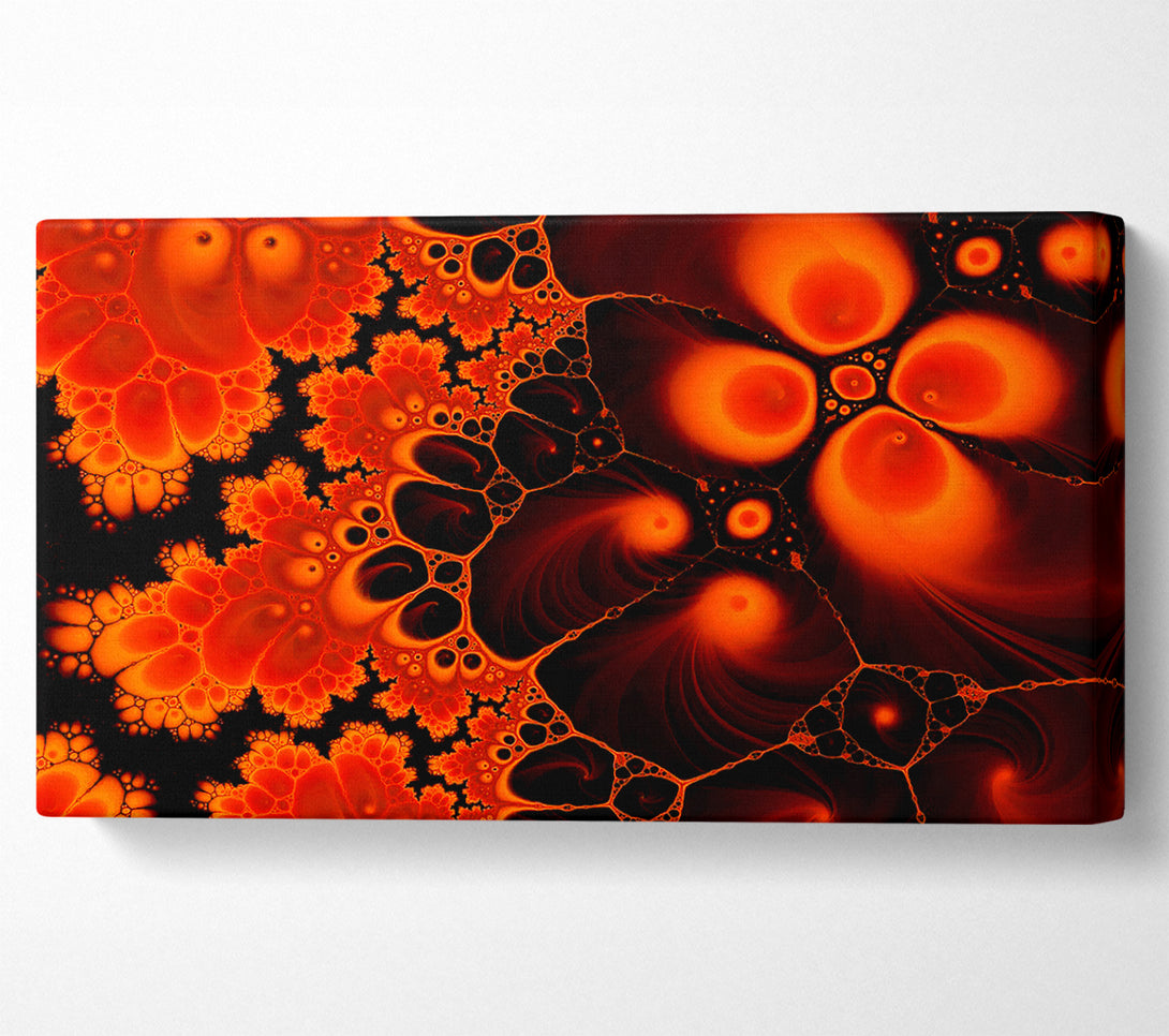  A Canvas Print of Hydrolysis Dream Red Orange Canvas Print