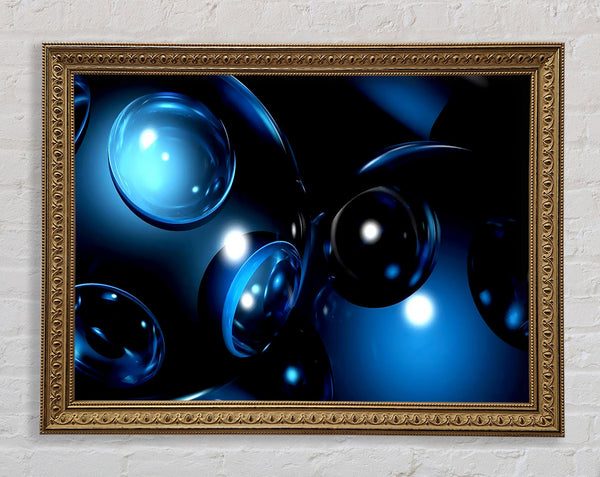 Ice Blue Framed Print