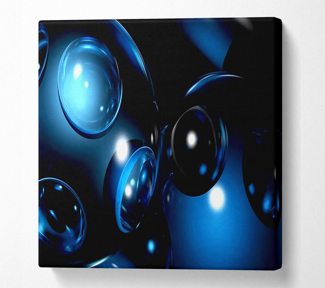  A Canvas Print of Ice Blue Canvas Wall Art