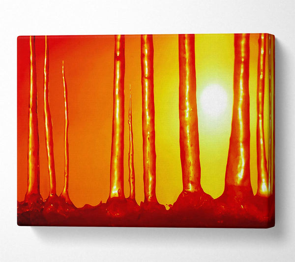  A Canvas Print of Icecap Sun Canvas Wall Art