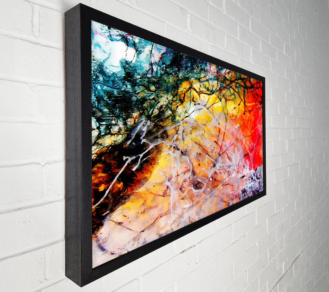  A Canvas Print of Illusive Rainbow Trees Canvas Wall Art