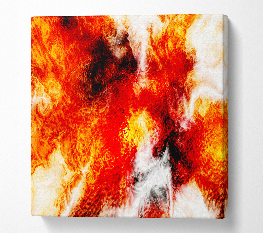  A Canvas Print of In The Flame Canvas Art