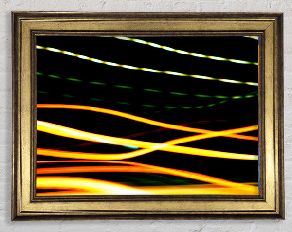 In-Between The Lines Framed Print