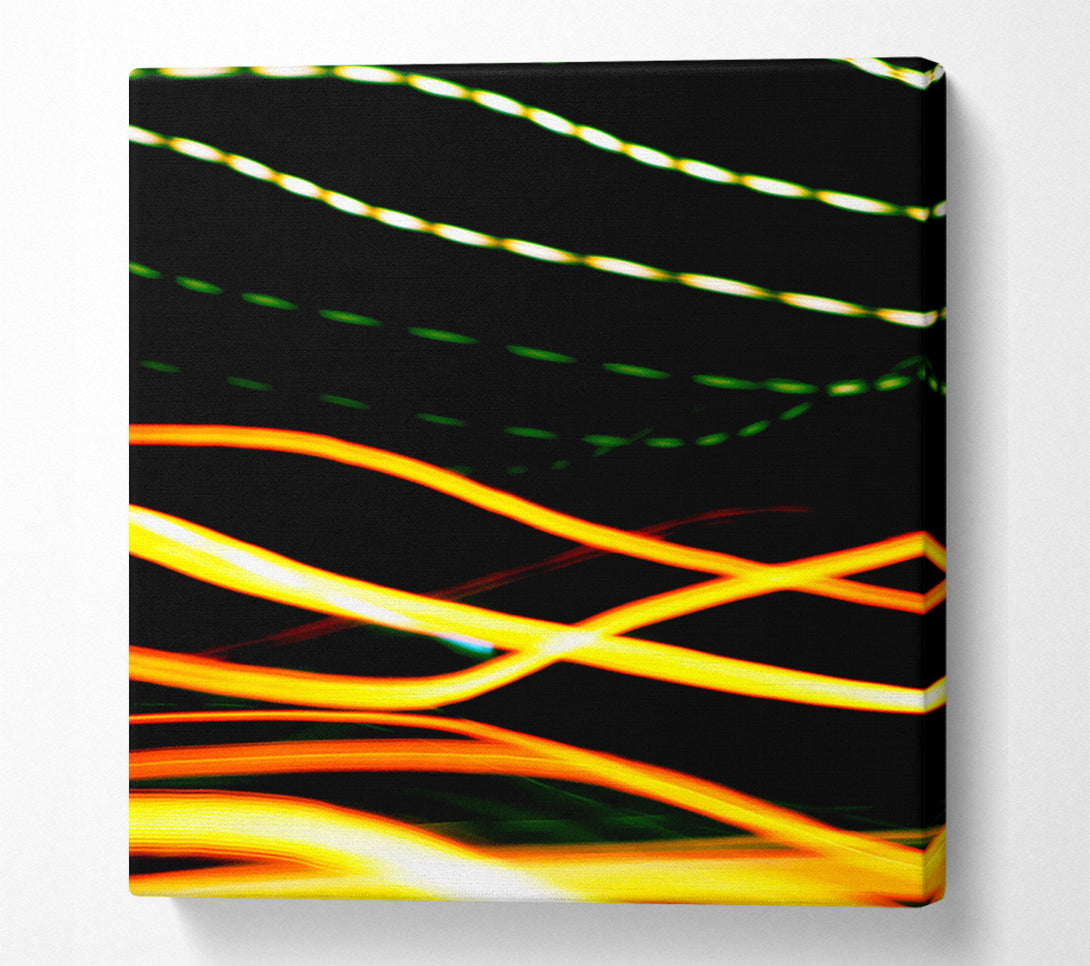  A Canvas Print of In-Between The Lines Canvas Print