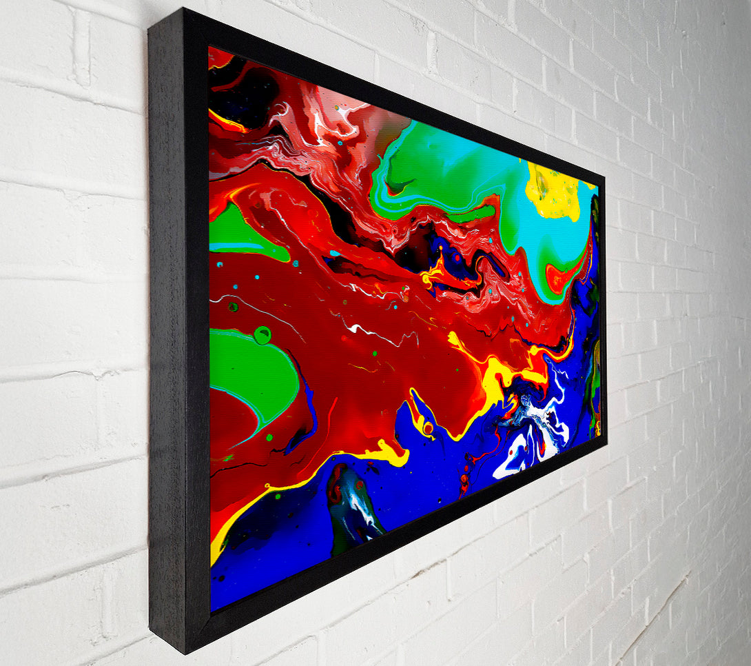 A Canvas Print of Infusion Of Colour Canvas Art