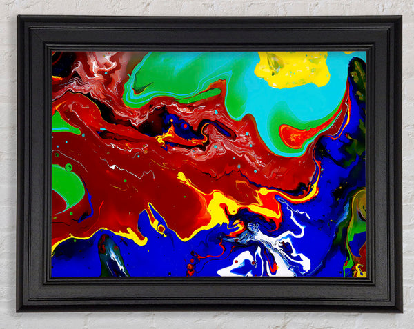 Infusion Of Colour Framed Print