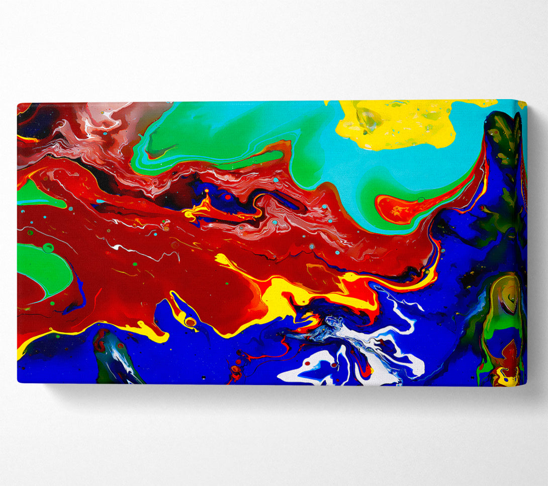  A Canvas Print of Infusion Of Colour Canvas Art
