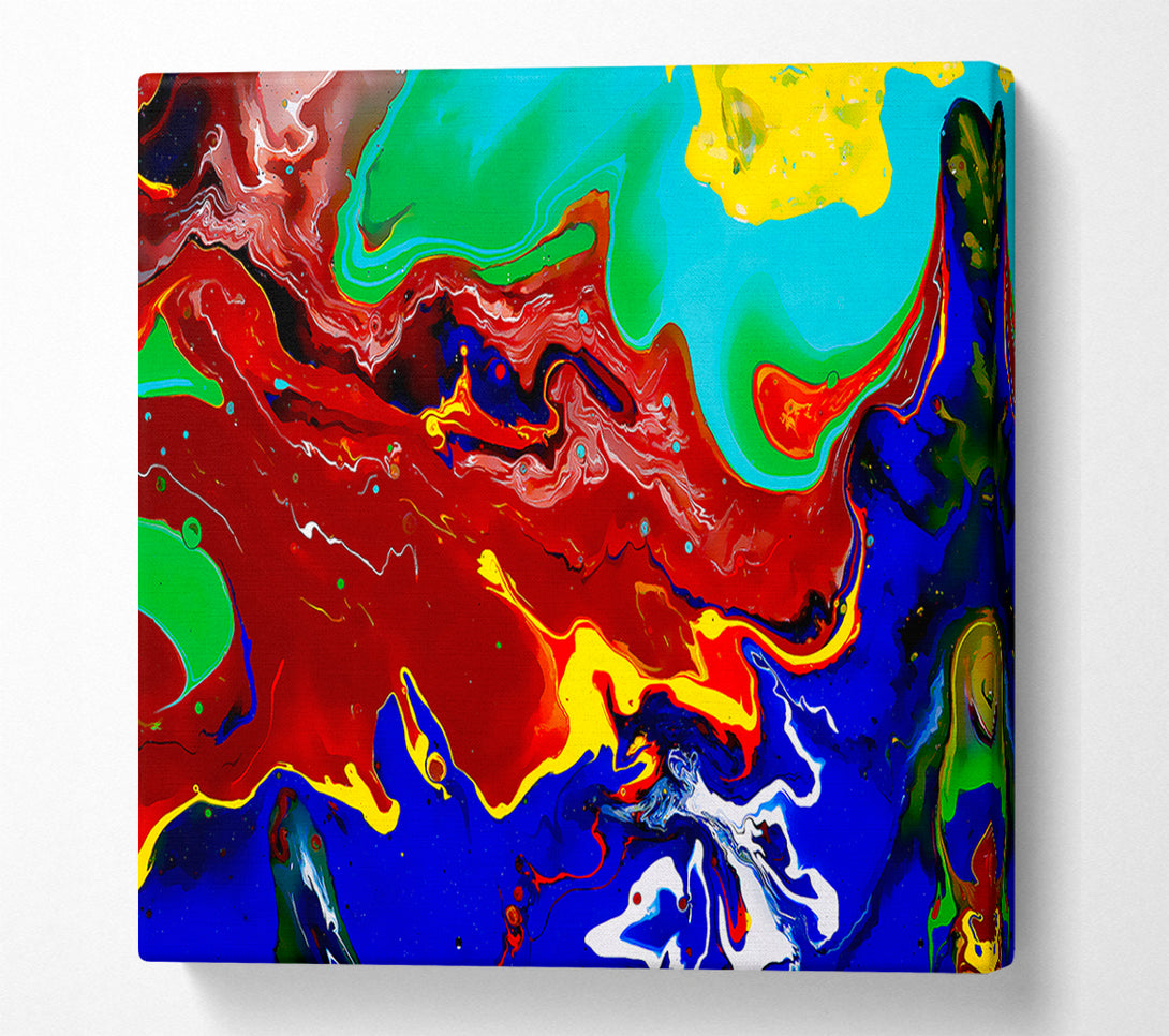  A Canvas Print of Infusion Of Colour Canvas Art
