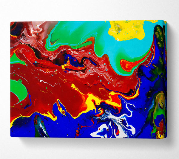  A Canvas Print of Infusion Of Colour Canvas Art