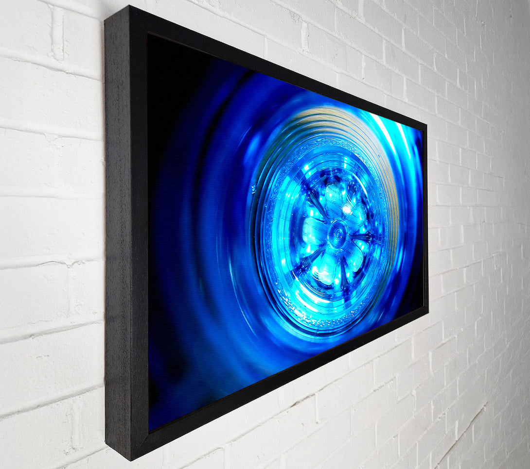  A Canvas Print of Intense Blue Canvas Print
