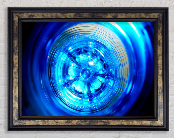 Intense Blue Framed Print