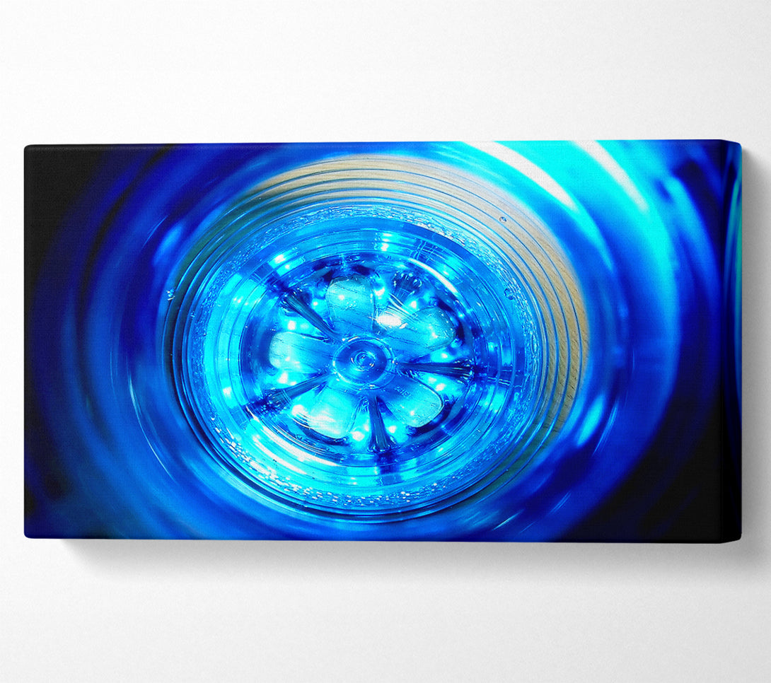  A Canvas Print of Intense Blue Canvas Print