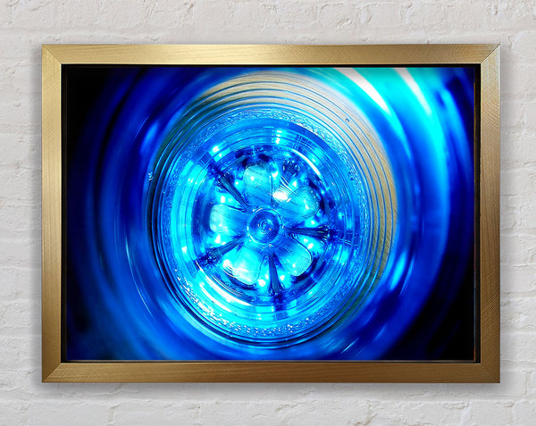 Intense Blue Framed Print