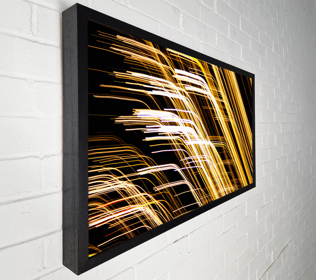  A Canvas Print of Intense Golden Light Canvas Wall Art
