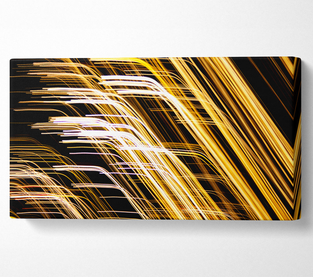  A Canvas Print of Intense Golden Light Canvas Wall Art