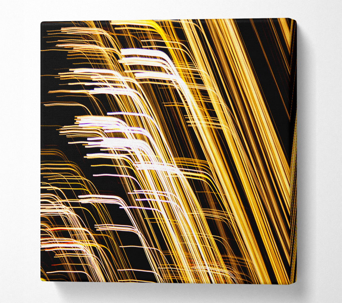  A Canvas Print of Intense Golden Light Canvas Wall Art