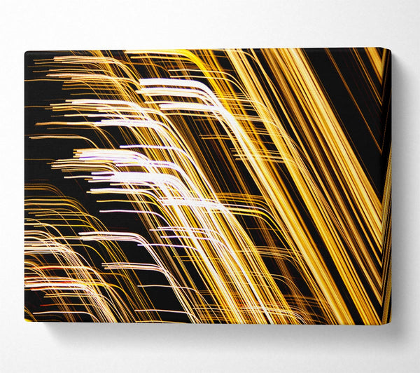  A Canvas Print of Intense Golden Light Canvas Wall Art