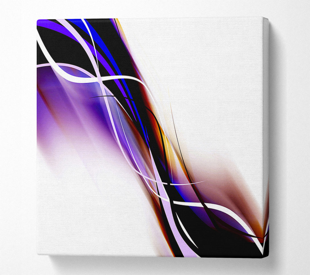  A Canvas Print of Intertwined Colours Canvas Print