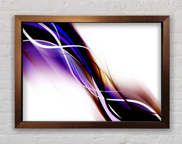 Intertwined Colours Framed Print