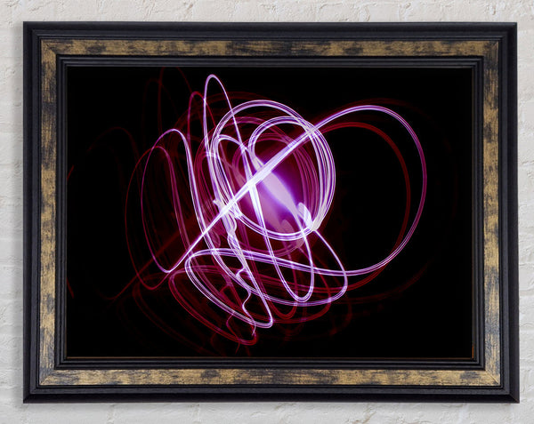 Laser Beams Framed Print