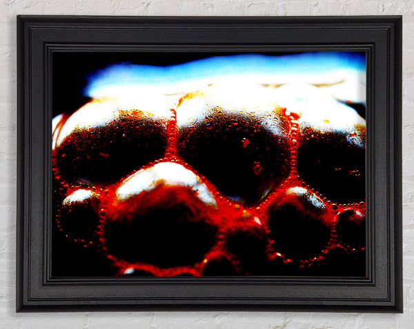 Lava Bubbles Framed Print