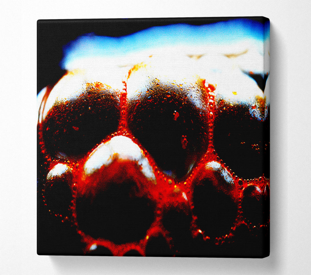  A Canvas Print of Lava Bubbles Canvas Print