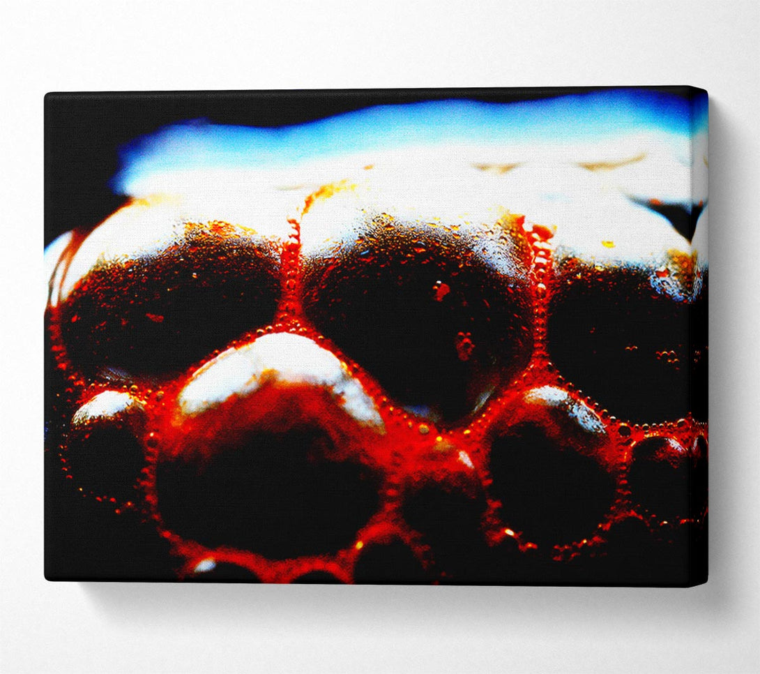  A Canvas Print of Lava Bubbles Canvas Print