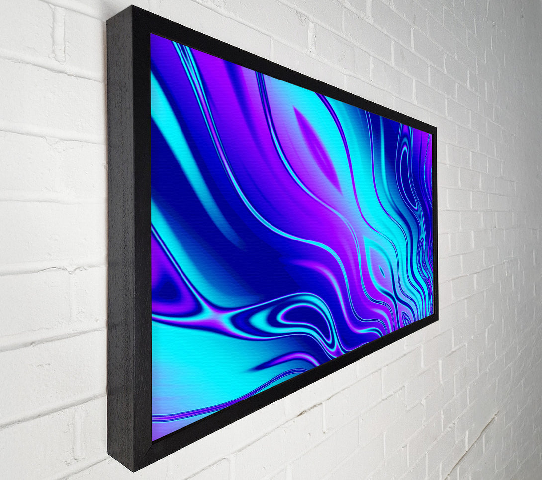  A Canvas Print of Lava Lamp Liquid Canvas Print