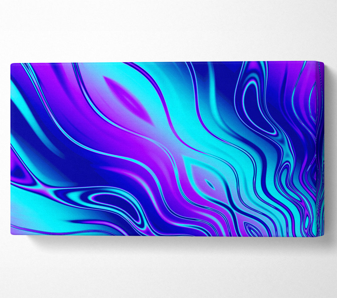  A Canvas Print of Lava Lamp Liquid Canvas Print