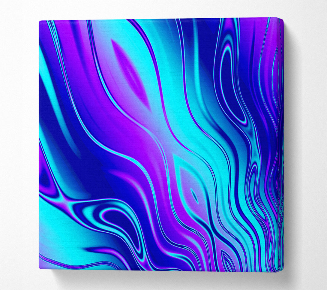  A Canvas Print of Lava Lamp Liquid Canvas Print