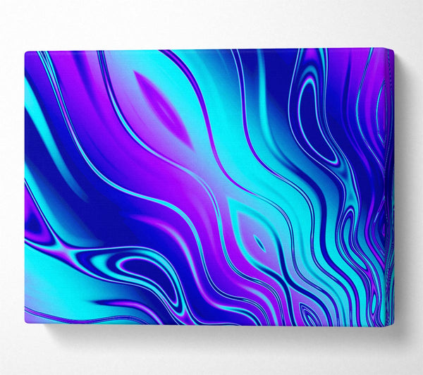 A Canvas Print of Lava Lamp Liquid Canvas Print