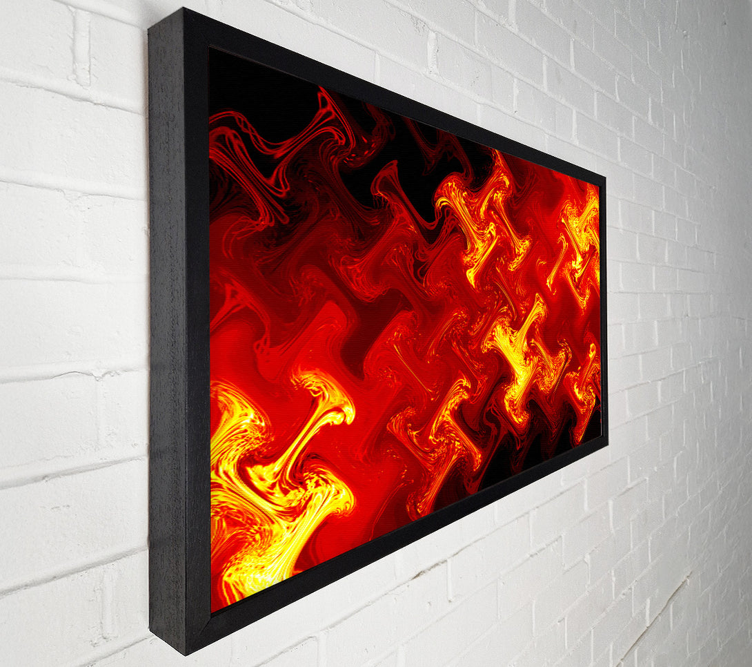  A Canvas Print of Lava Patterns Canvas Print