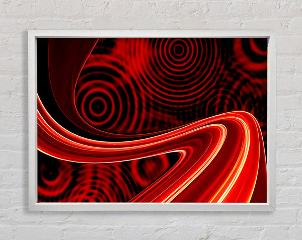 Lava Timeline Framed Print