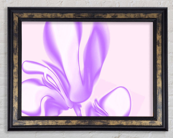Lilac Ripple Framed Print