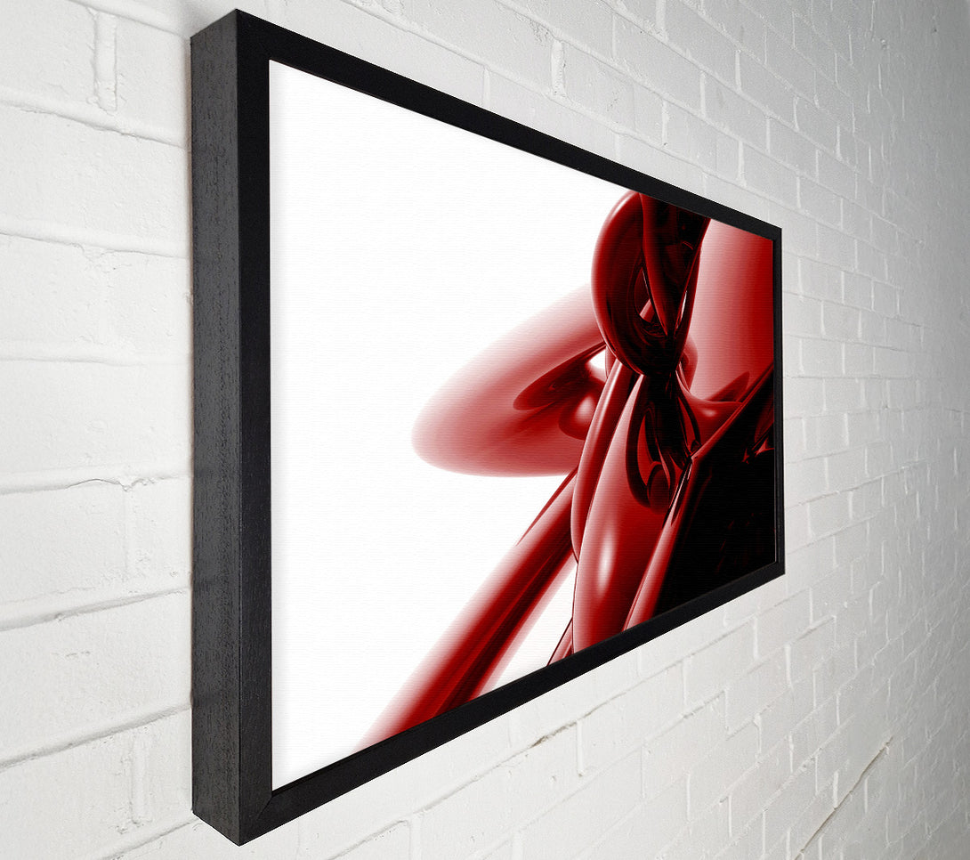  A Canvas Print of Liquid Red Canvas Print